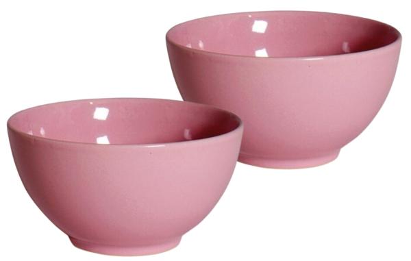 Müslischale 14cm rosa - 2 Stück